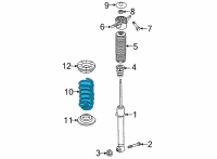 OEM 2021 Hyundai Santa Fe SPRING-RR Diagram - 55330-CL520