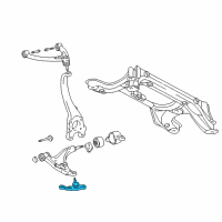 OEM 2003 Lexus LS430 Lower Ball Joint Assembly Diagram - 43340-59115