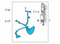 OEM 2020 Chevrolet Silverado 3500 HD Socket & Wire Diagram - 84574262