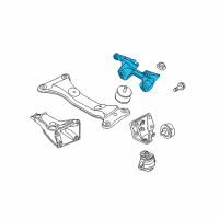 OEM 2011 BMW 335i Manual Transmission Mount Diagram - 22-32-6-795-972