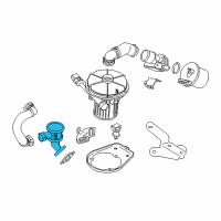 OEM BMW 325i Vacuum Control Valve Diagram - 11-72-7-553-066