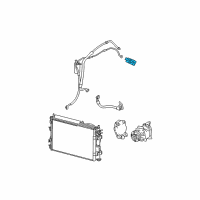 OEM 2002 Chrysler Sebring Valve-A/C Expansion Diagram - 4596318AA