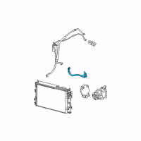 OEM 2002 Chrysler Sebring Line-A/C Discharge Diagram - 4596271AA