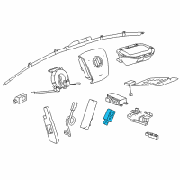 OEM 2018 Chevrolet Camaro Side Sensor Diagram - 13509729