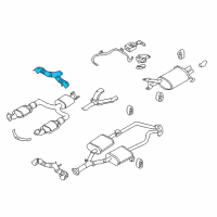 OEM Infiniti Q45 Insulator Assy-Front Tube Diagram - 20515-AR200