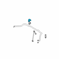 OEM BMW Stabilizer Support Diagram - 31-35-1-096-753