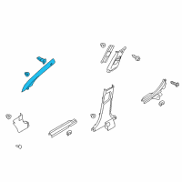 OEM Kia Optima Trim Assembly-Front Pillar Diagram - 858104C100AMC