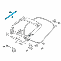 OEM 2021 Honda Civic Stay Assembly, Tailgate Open Diagram - 74820-TGH-305