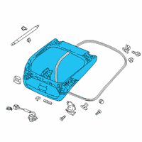 OEM 2020 Honda Civic Tailgate Comp Diagram - 68100-TGH-A00ZZ