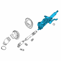 OEM Buick Regal TourX Steering Column Diagram - 84625119