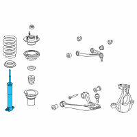 OEM 2017 GMC Yukon Strut Diagram - 84043171