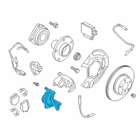 OEM 2012 BMW X3 Calliper Carrier Diagram - 34-21-6-791-019