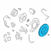 OEM 2017 BMW X3 Brake Disc, Ventilated Diagram - 34-20-6-886-482