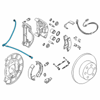 OEM Nissan NV2500 Hose Assy-Brake, Rear Diagram - 46210-1PA3B