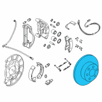 OEM 2014 Nissan NV2500 Rotor Brake Diagram - 43206-1PA1B