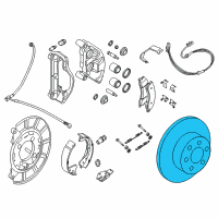 OEM Nissan NV1500 Rotor Brake Diagram - 43206-1PA1B