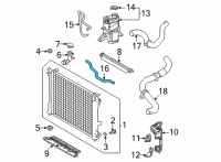 OEM 2022 Lexus NX250 HOSE, WATER BY-PASS Diagram - 16282-25140