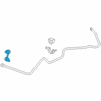 OEM Cadillac CTS Stabilizer Link Diagram - 15858711