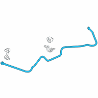 OEM 2005 Cadillac CTS Stabilizer Bar Diagram - 19330886