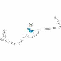 OEM Cadillac Bracket-Rear Stabilizer Shaft Diagram - 25684661