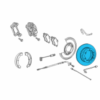 OEM 2008 Dodge Sprinter 3500 Brake Rotor Diagram - 68013765AA