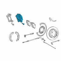 OEM 2007 Dodge Sprinter 3500 CALIPER-Disc Brake Diagram - 68025560AA