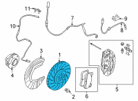 OEM 2022 BMW 430i BRAKE DISC, VENTILATED, PERF Diagram - 34-10-8-093-709