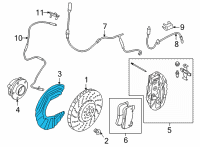 OEM 2021 BMW M4 PROTECTION PLATE LEFT Diagram - 34-10-8-093-719