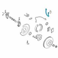 OEM 2010 Nissan 370Z Hose Brake Rear Diagram - 46210-1EA3A