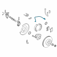 OEM 2015 Nissan 370Z Sensor Assembly-Anti SKID, Rear Diagram - 47901-1BB1A