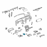 OEM 1997 Toyota 4Runner Cup Holder Diagram - 55620-35050