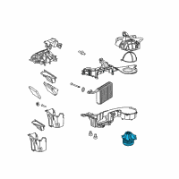 OEM 2006 Dodge Charger Motor-Blower With Wheel Diagram - 5061091AB