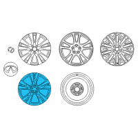 OEM 2012 Infiniti M56 Aluminum Wheel Diagram - D0C00-1MU4A