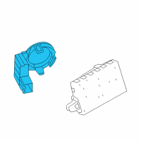 OEM Ford Ignition Immobilizer Module Diagram - 8G1Z-15607-A