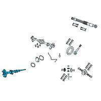 OEM 2022 Jeep Gladiator Rear Axle Shaft Diagram - 68474094AA