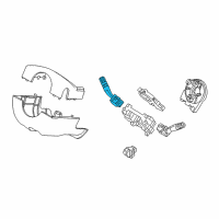 OEM 2012 Ford Edge Wiper Switch Diagram - DB5Z-17A553-AB