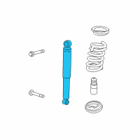 OEM 2010 Chevrolet Equinox Shock Diagram - 84192068