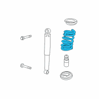 OEM 2014 Chevrolet Equinox Rear Spring Diagram - 20839863