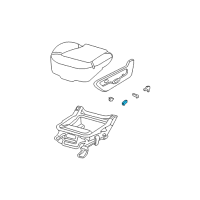 OEM 2005 Ford Explorer Seat Heat Switch Diagram - 3L2Z-14D694-AA