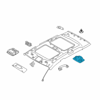 OEM 2015 Kia Sportage Lamp Assembly-Room Diagram - 928503W000ED