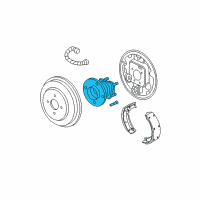 OEM 2004 Chevrolet Malibu Hub & Bearing Diagram - 15889807
