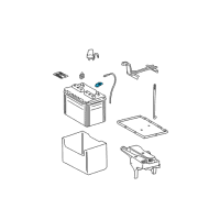 OEM 2002 Lexus RX300 Battery Terminals Diagram - 9098206038