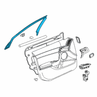 OEM 2008 Pontiac G8 Upper Trim Diagram - 92200225