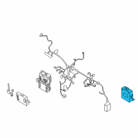 OEM Hyundai Tucson ECU-4WD Diagram - 95447-3B110