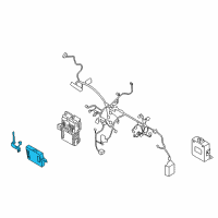 OEM Hyundai Tucson Brake Control Module Unit Assembly Diagram - 95400-2S710