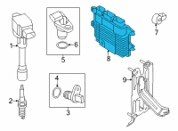 OEM 2020 Nissan Sentra Blank Engine Control Module Diagram - 23703-6LB2A