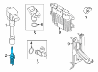 OEM 2022 Nissan Sentra PLUG-SPARK Diagram - 22401-6LD1C