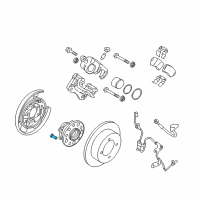 OEM Hyundai Elantra Wheel Hub Bolt Diagram - 517552G000