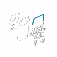 OEM Ram 1500 Seal-Rear Door Diagram - 55112364AH