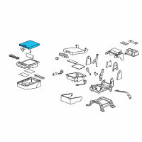 OEM 2012 Cadillac Escalade EXT Lid Diagram - 20864153